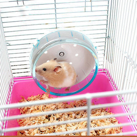 Small Pet Running Wheel Habitat Accessory