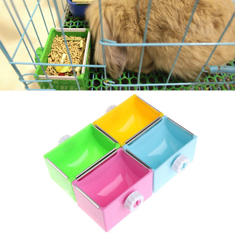 Stainless Steel Small Pets Cage Feeder