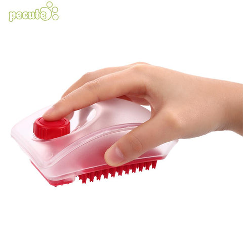 Cleaning Brush with Shampoo Container