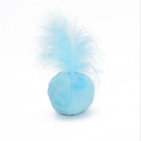 Catnip Hair Ball Feather Teaser